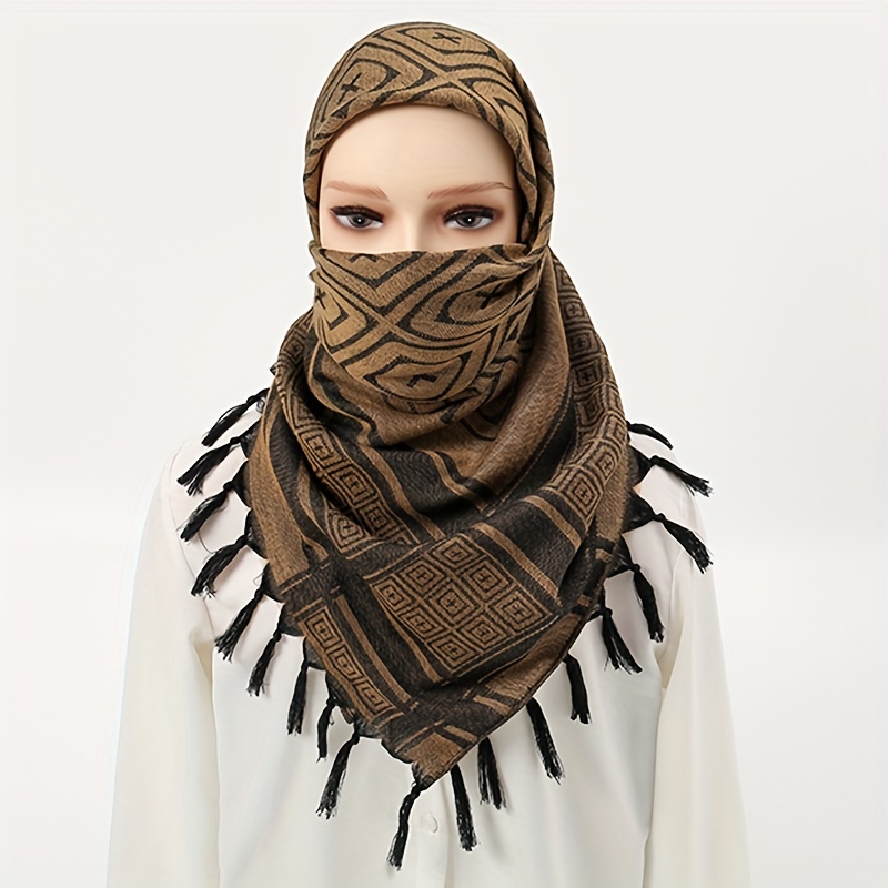 Printed Sunscreen Neck Scarf Fashion Versatile Mask Sun - Temu