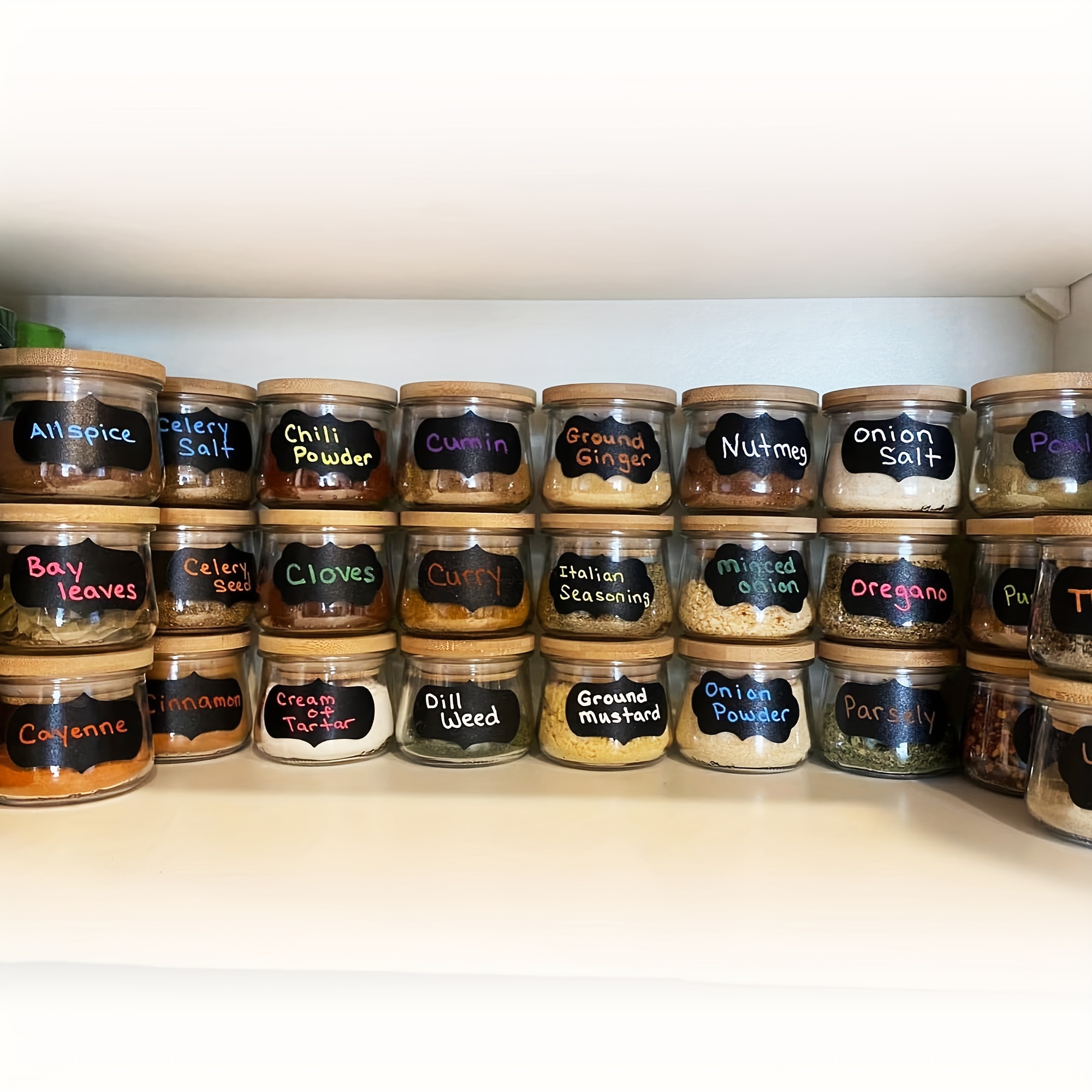 Oui Yogurt Jar Lids - 8 Pack Oui Lids- Natural Bamboo Wood with Silicone  Sealing Rings and Oui Yogurt Bottle Label,For 5 Oz Oui Yogurt Jars