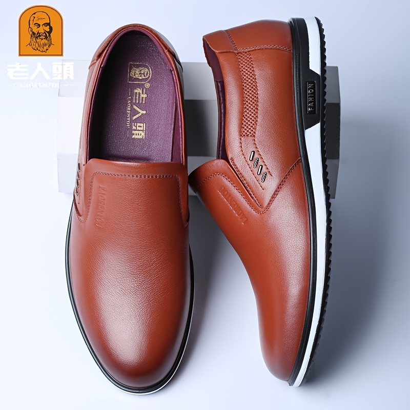 2023-Nuevo- Zapatos Zapatos Hombre Traje Hombre Hombre De Negocios Cómodo  Cuero Boda Zapatos Casual Zapatos De Cuero Para Hombre Zapatos De Casa De  Cuero Talla 13, marrón, 38 EU : : Moda