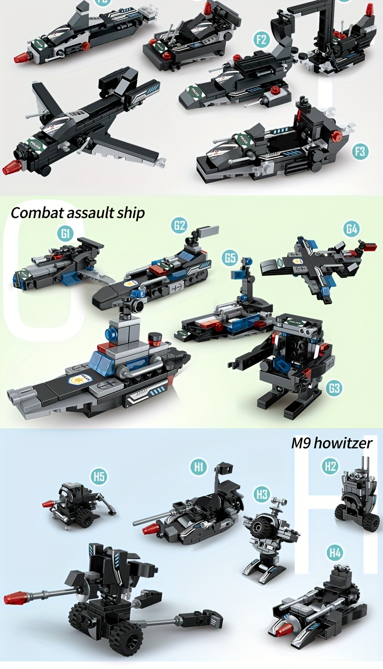 City Police Department Building Blocks Kit Toy, Police Car, Role-playing Toys for Boys And Girls, Halloween/Thanksgiving Day/Christmas Gift