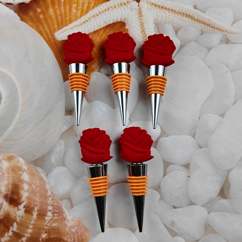 Wine Stopper Colorful Mushroom Red Wine Stopper Silicone - Temu