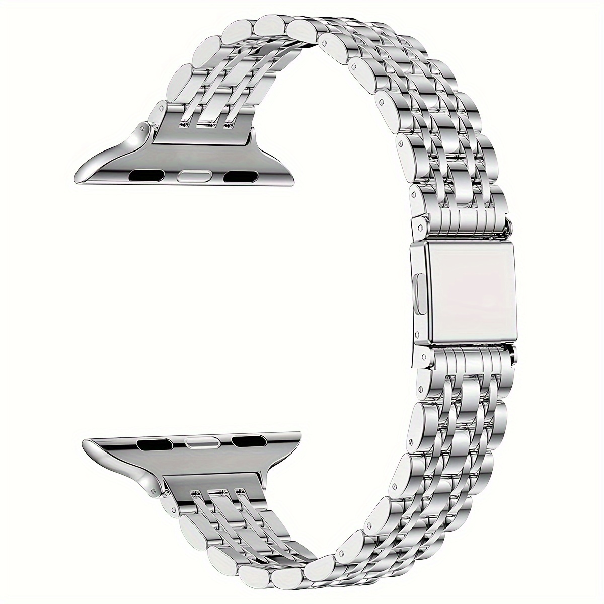 

Slim Stainless Steel Watch Band Compatible With Watch 38mm 40mm 41mm 42mm 44mm 45mm 49mm For Iwatch 9/8/7/6/5/4/3/2/1/se/se2 Series Luxury Women Watchband