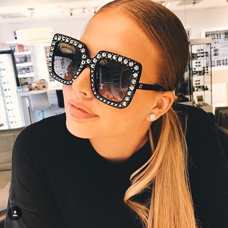 Trendy Luxury Oversized Sunglasses Unisex Designer Shades - Temu