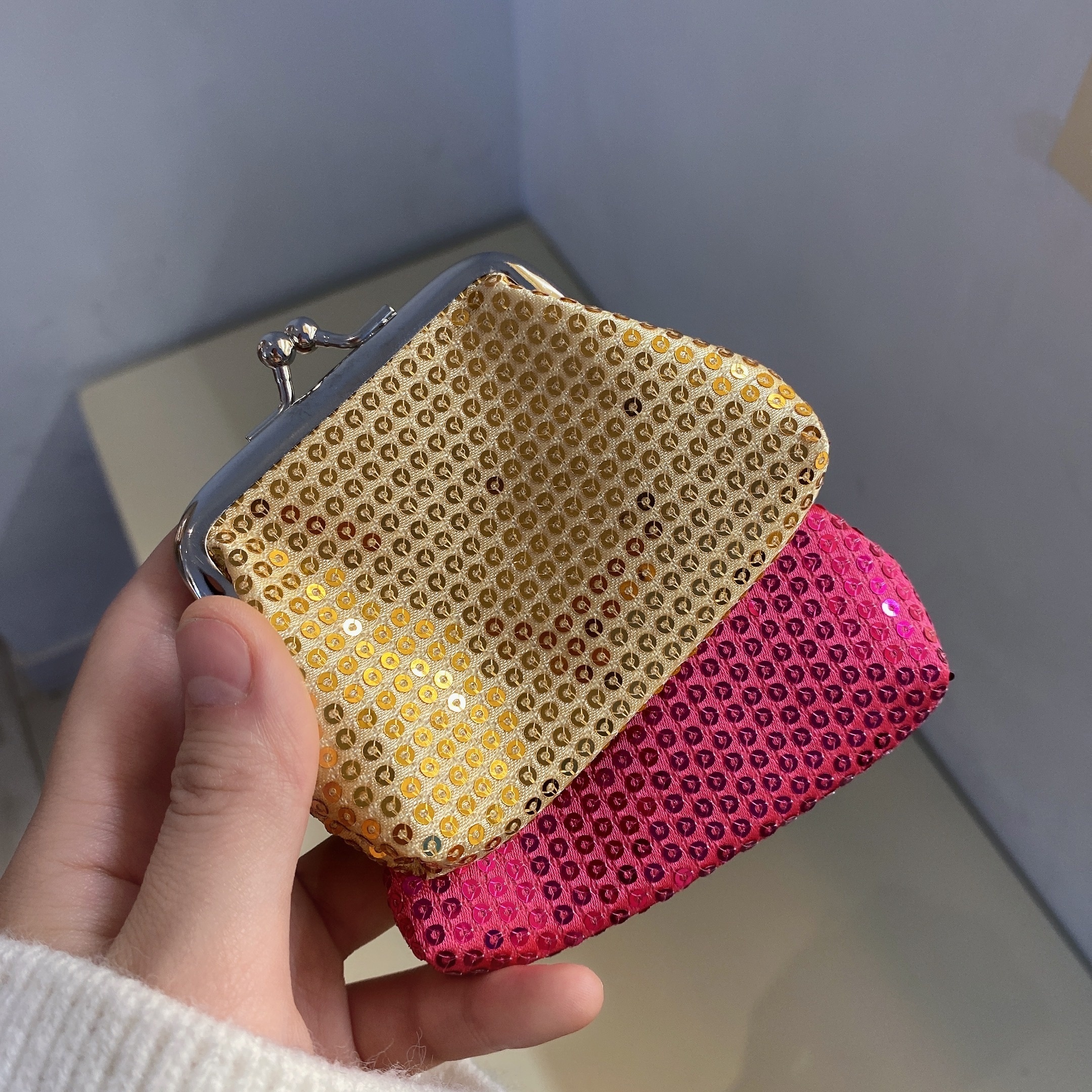 Womens Bling Twist Clasp Coin Purse Mini Clutch Cash Pouch Key Bag Small  Kiss Lock Wallet - Bags & Luggage - Temu United Arab Emirates