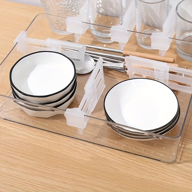 Kitchen Drawer Dividers Household Adjustable Classification Temu