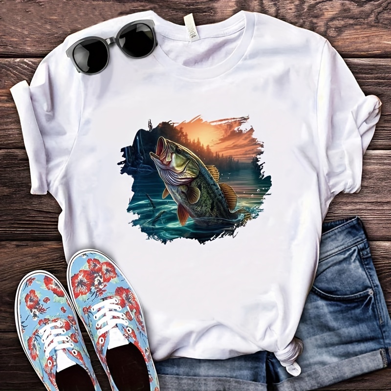 Newest Fishing Sublimation Designs Iron Transfer Stickers T - Temu