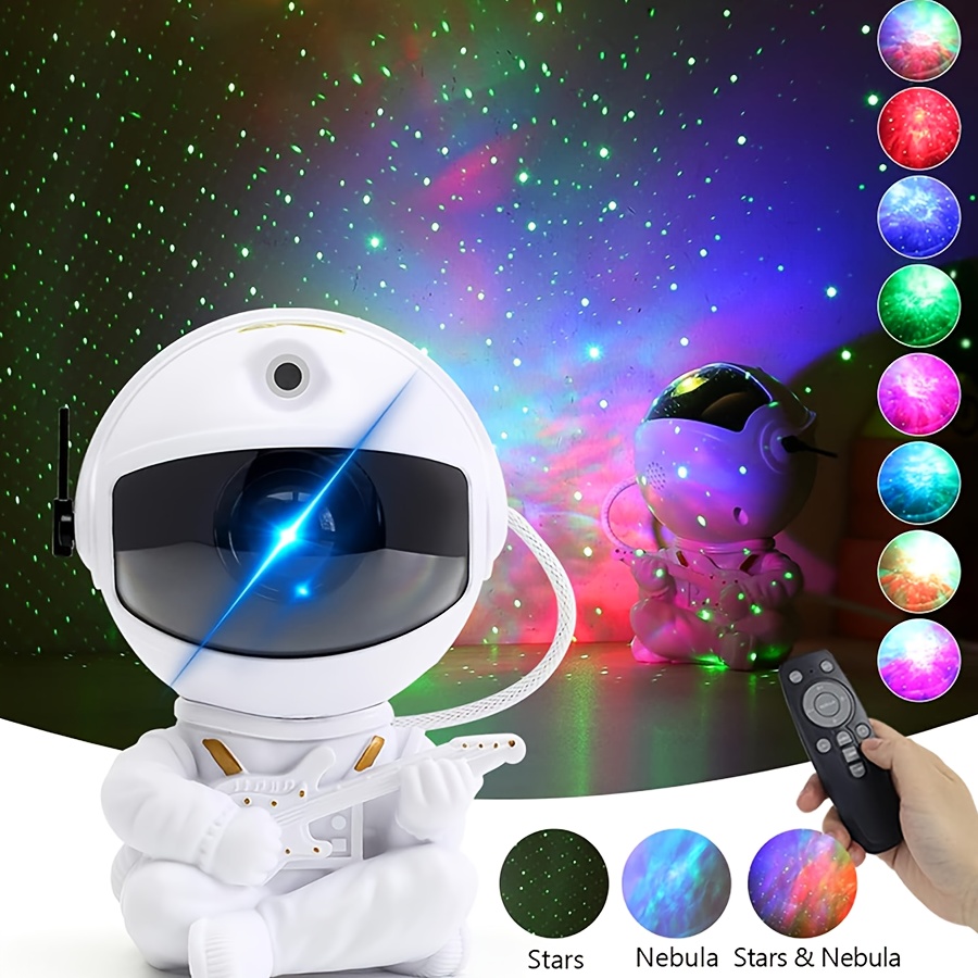 ROBOT veilleuse de nuit Astronaute, projecteur de galaxie étoilée !Cadeaux  idéal