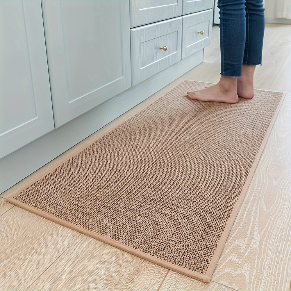 Montvoo Kitchen Mat Absorbent Washable Kitchen Floor Mat Rubber Backed Non Slip Runner Mat For Kitchen, , Hallway, Laundry