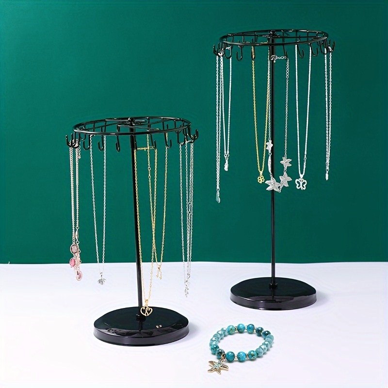 17 Hooks Necklace Display Stand Necklace Bracelet Jewelry - Temu