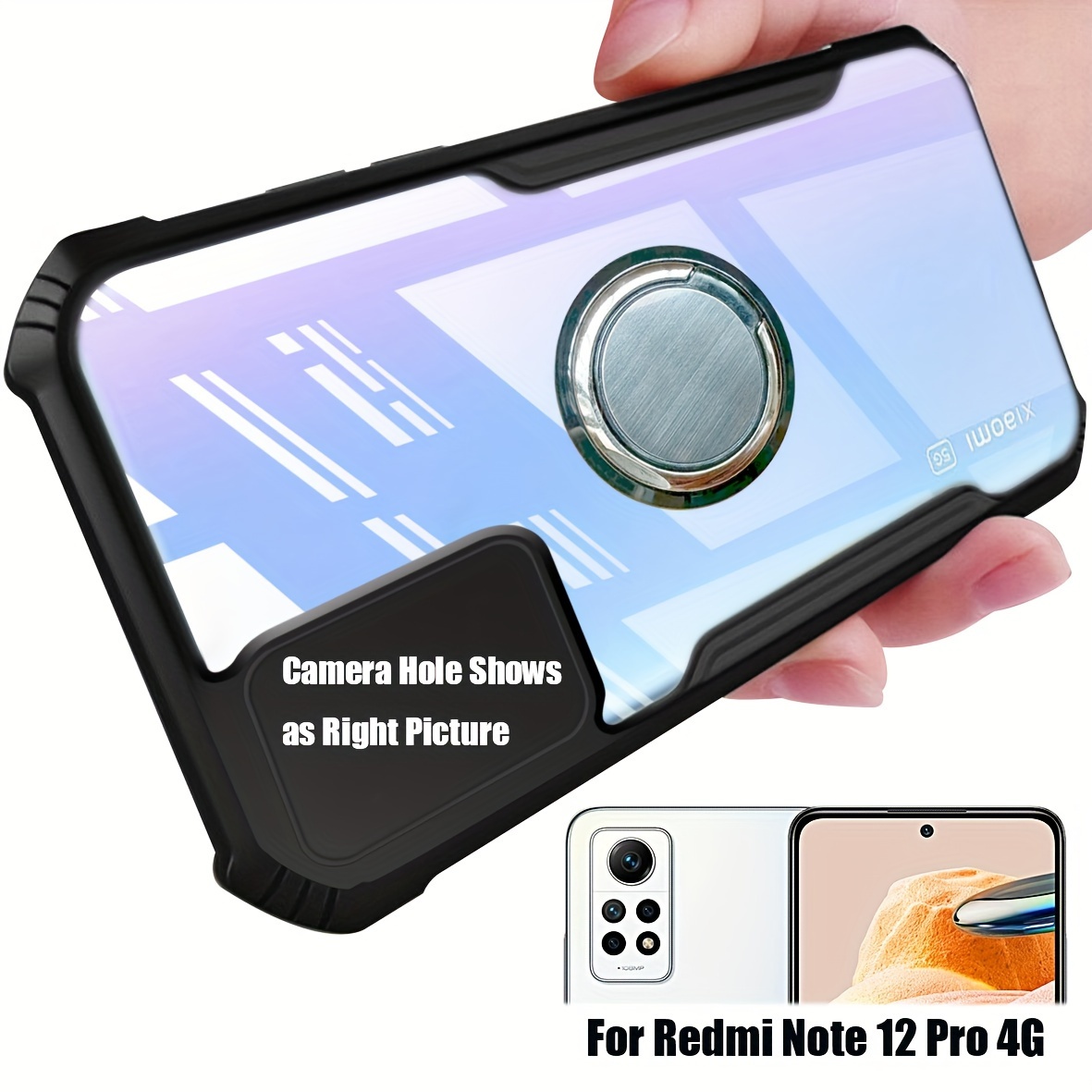 For Redmi Note 12 Pro Note 12s Redmi 12 Luxury Shockproof - Temu
