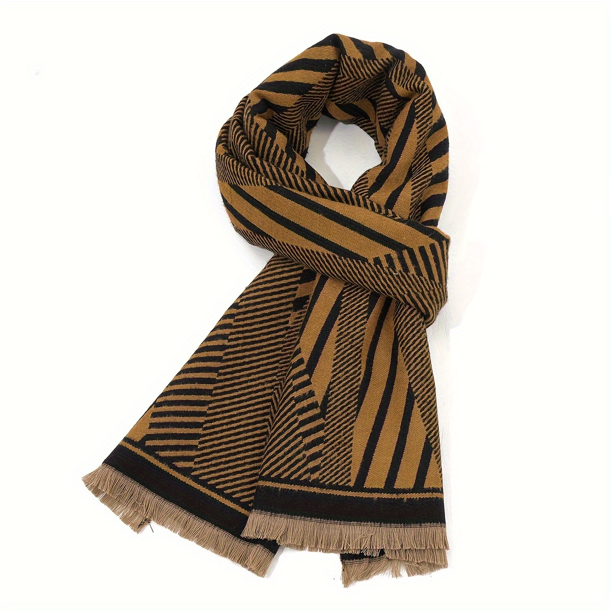 1pc Women's Faux Cashmere Jacquard Warm Scarf Shawl, Suitable For Daily  Wear In Autumn And Winter