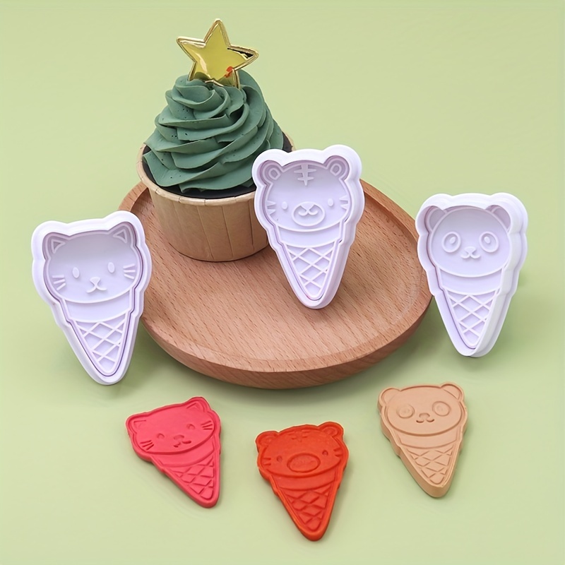 3pcs Silicone Ice Cream Mold