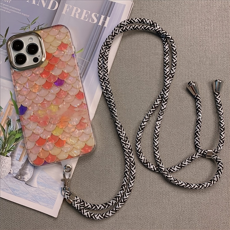 Mobile Phone Case Lanyard Clip Messenger Hanging Neck Mobile - Temu