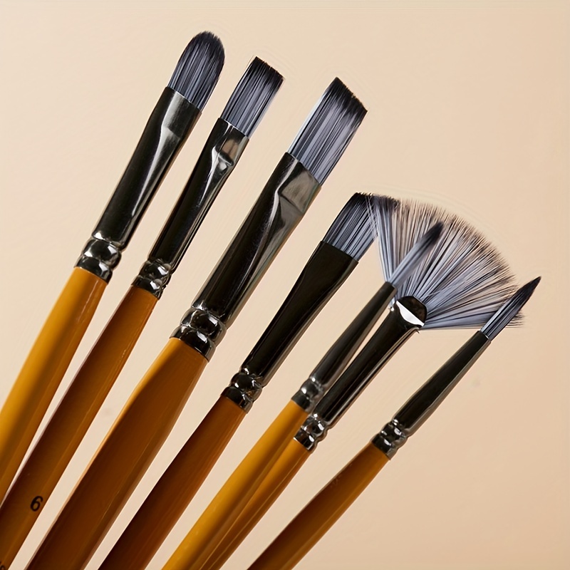 Professional Paint Brushes For Acrylic Painting Watercolor - Temu United  Arab Emirates
