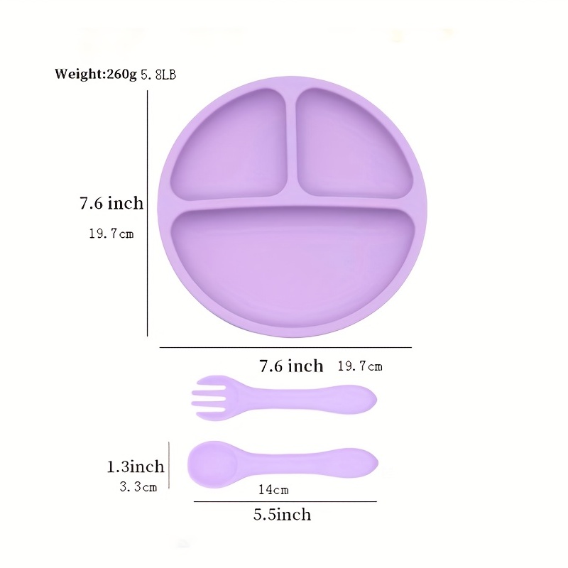 WEESPROUT Silicone Spoons (Set of 3) 