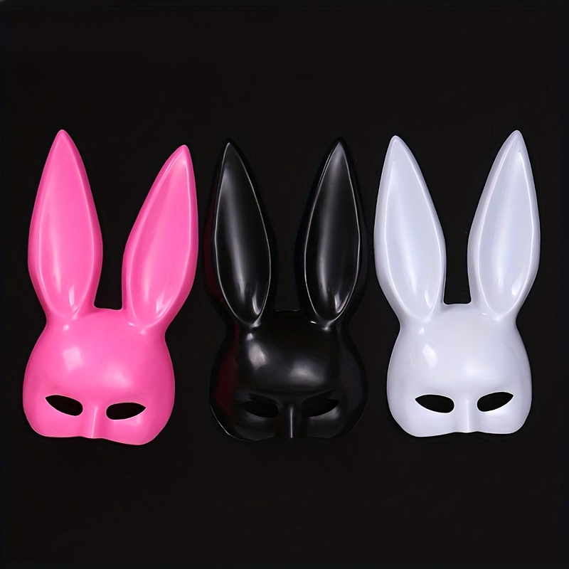 Masque rose Lapin - accessoire déguisement enfant