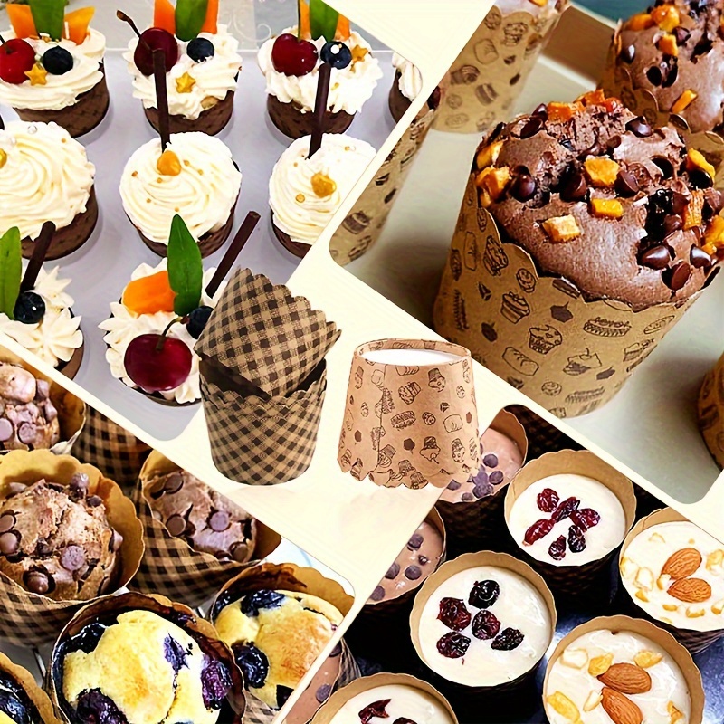 50 Pièces Moules À Cupcake Et Muffins Moule Muffins Papier