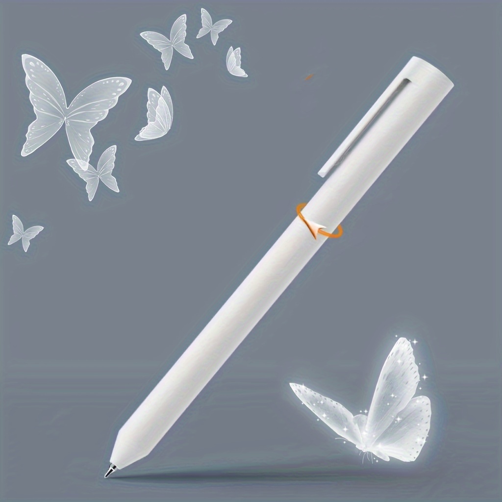 6PCS Creative Magic UV Light Pen Invisible Ink Pen Glow In The Dark Pen  With Built-in UV Light Gifts And Security Marking