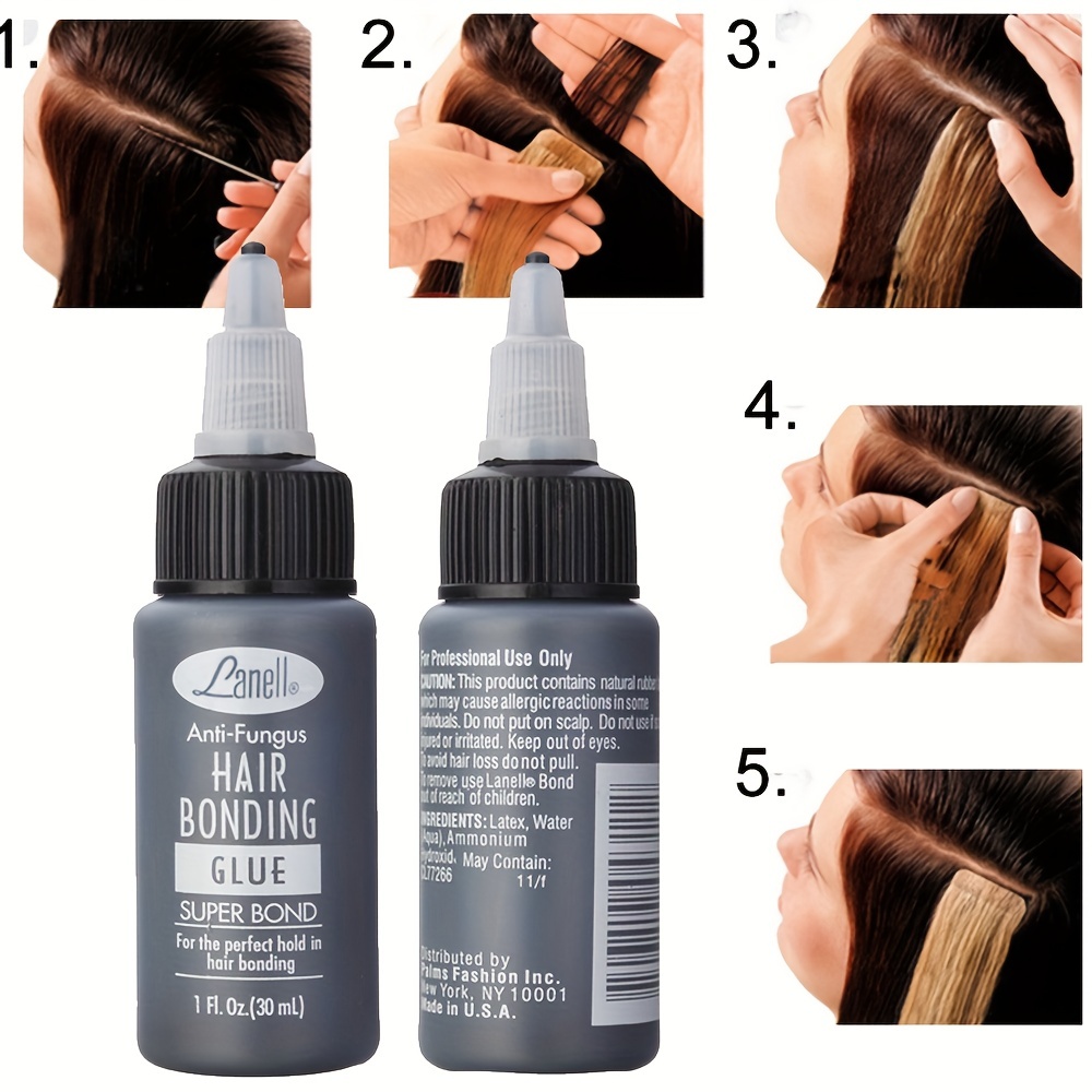 1 Bottle Super Bonding Hair Glue Lace Front Wig Glue Liquid - Temu