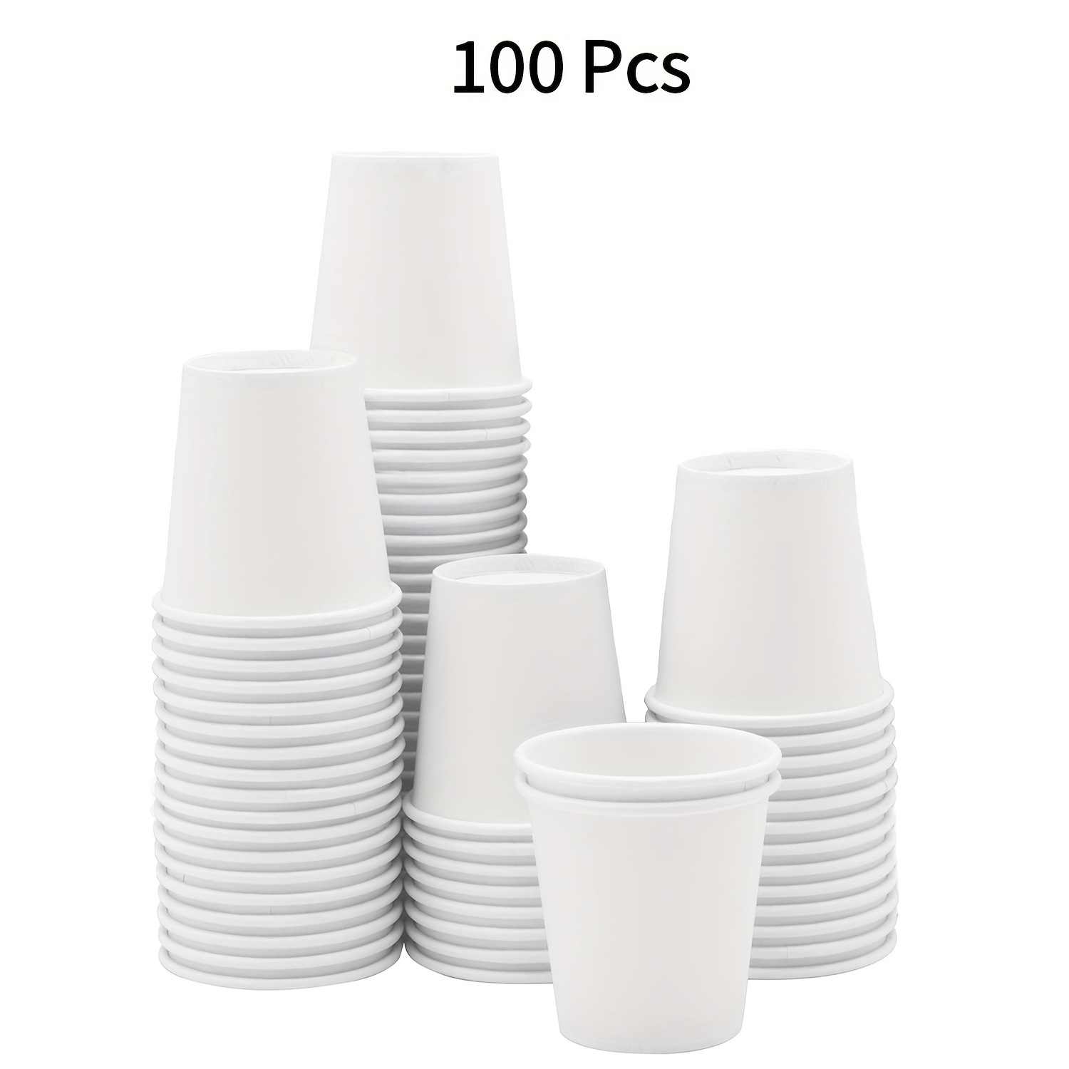 Disposable Mouthwash Cups Small Paper Cups White Disposable - Temu