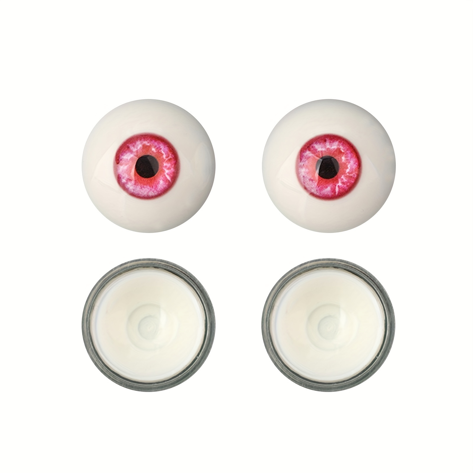 HUAA Eyeballs for Crafts,Pure Handmade Design Glass Fake Eyes