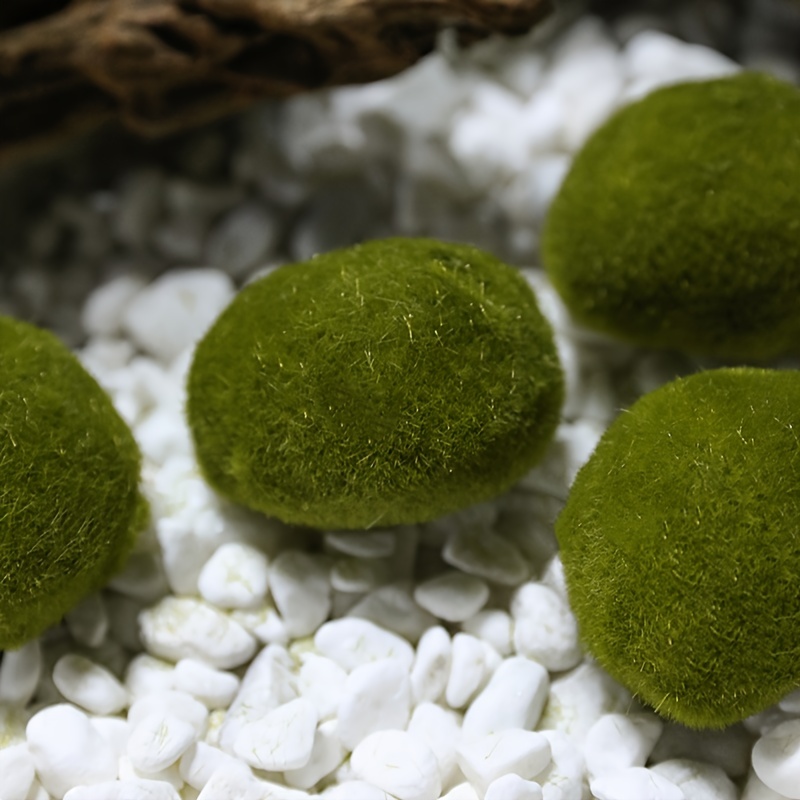 Natural looking Artificial Green Moss Ball For Diy Decor And - Temu