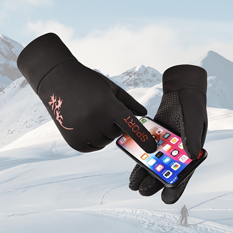 Cold proof Sports Gloves for Outdoor Activities - Touch Screen, Non-slip Grip