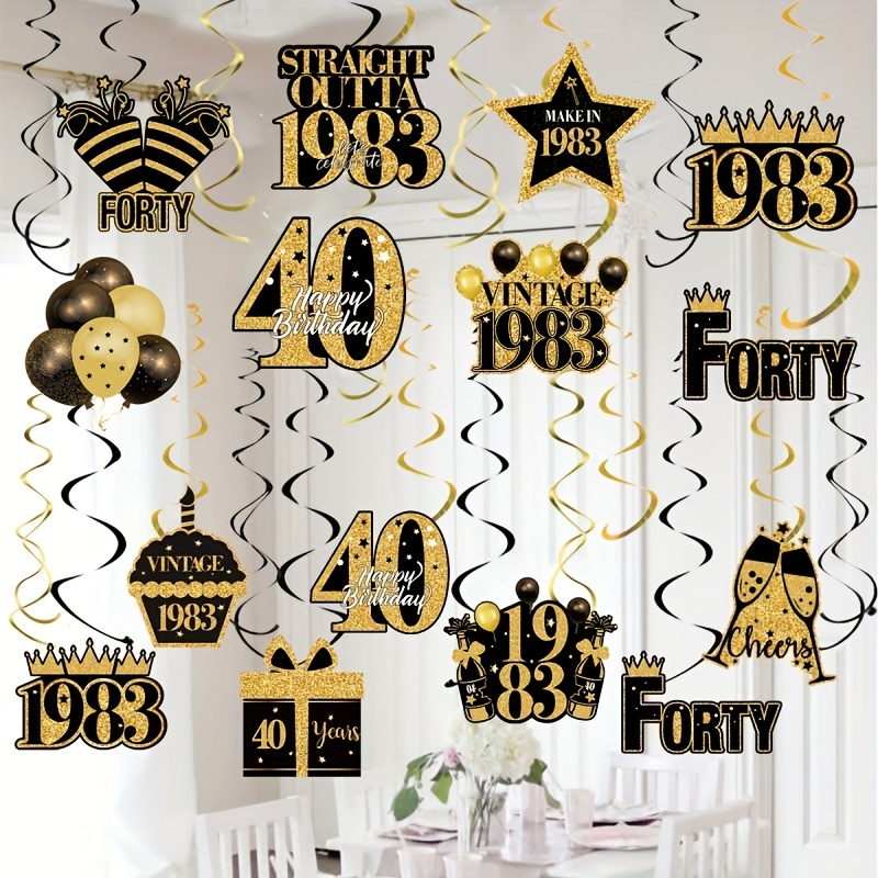 40th Birthday Decoration Ideas!!!! 