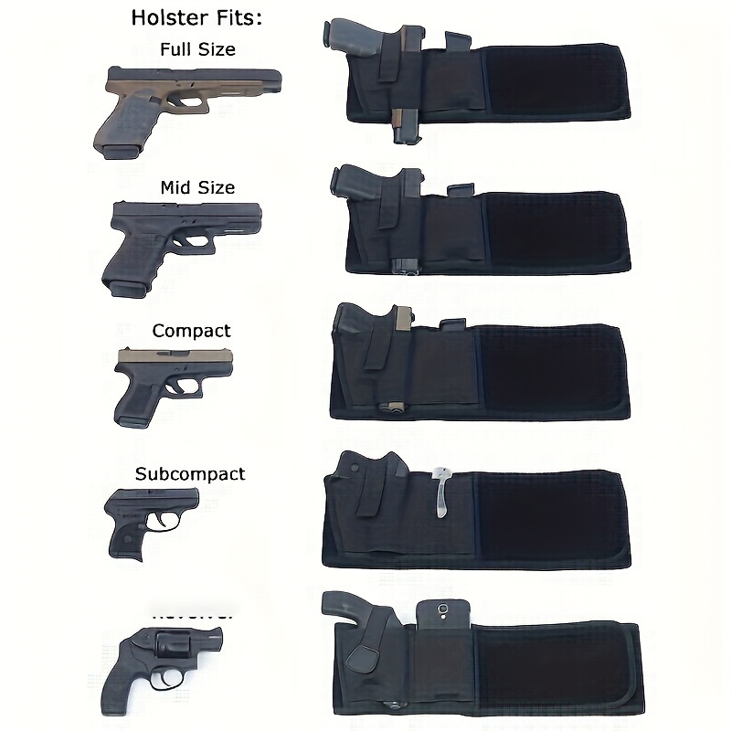 Men Tactical Airsoft Gun Pistol Holster Gun Carrier Pouch Durable Utility  Belt