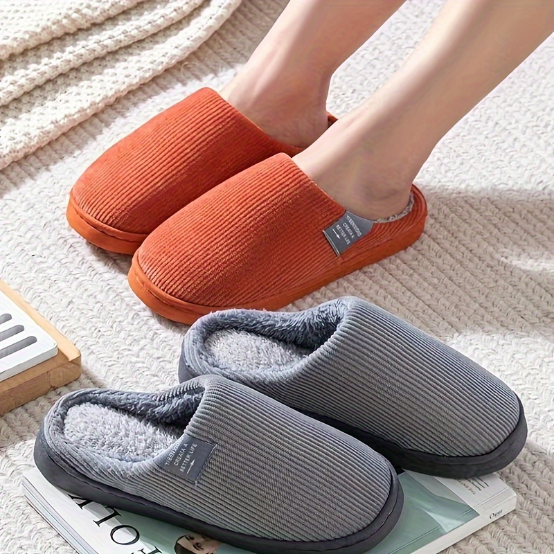 Memory foam house hot sale slippers mens