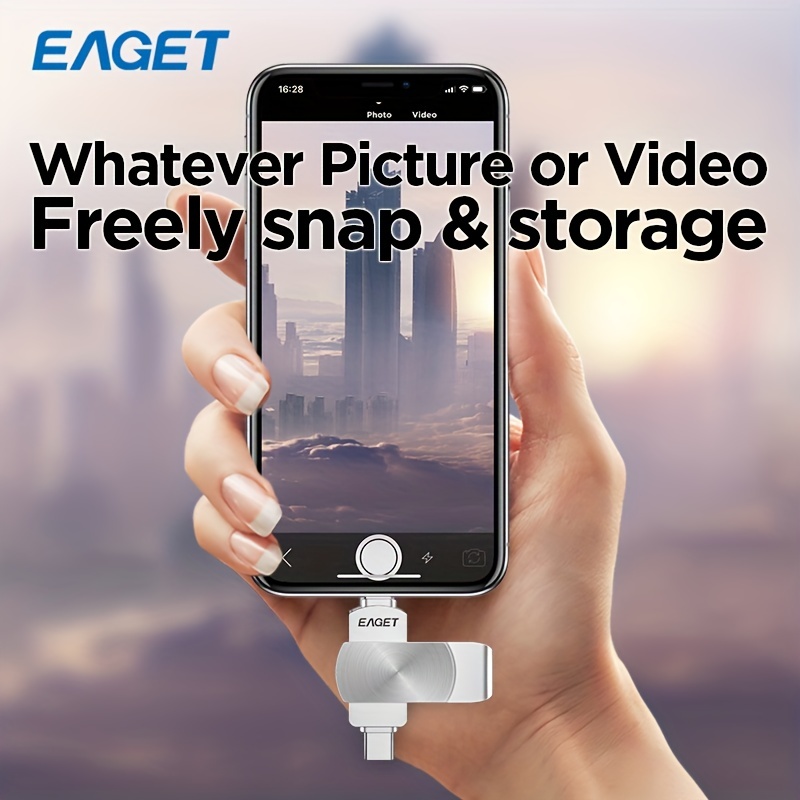 EAGET I66 IPhoto Stick 256GB Para IPhone Flash Drive USB - Temu