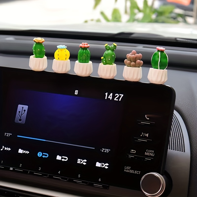 6pcs Simulation Succulent Cactus Auto-Ornamente, Auto-Mittelkonsole  Dekoration, Auto-Dashboard Dekoration, Auto-Innenraum Dekoration Zubehör -  Temu Germany