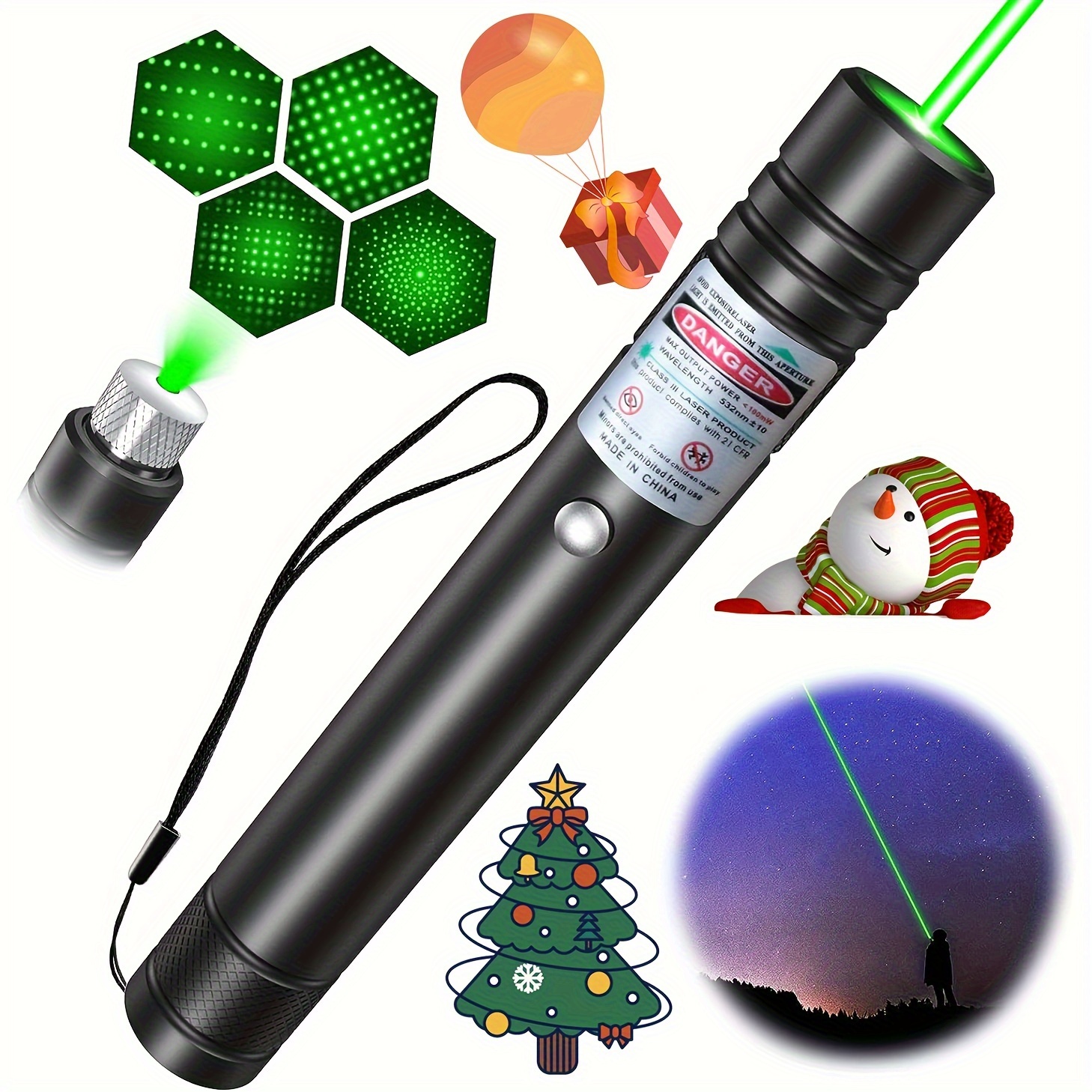 Usb Rechargeable High Power Laser Pointer For Presentations - Temu