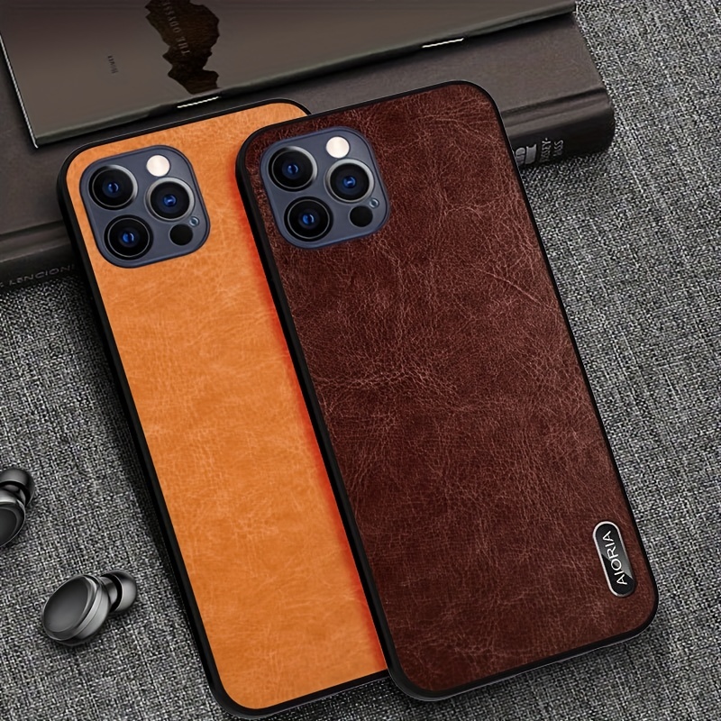 Vegan Leather and Tweed Phone Case Luxury iPhone Cases for 