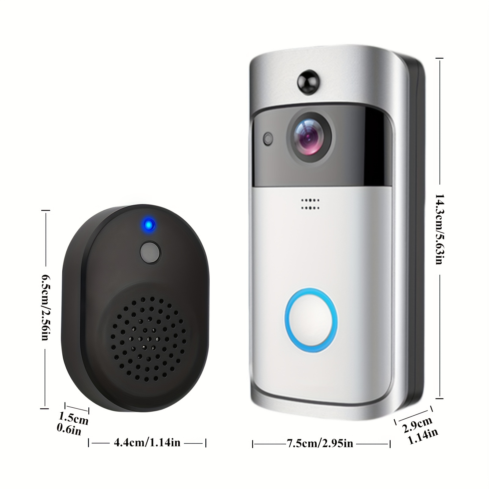 Este video timbre funciona como sistema de vigilancia para tu casa