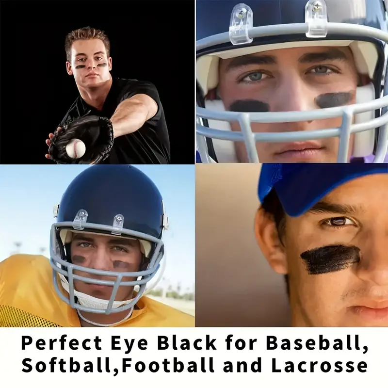 Eye Black Baseball Eye Black Softball Stick Eye Black Baseball Eye Black  Football Lacrosse Sports Eye Stick Face Paint Stadium Athletes Parties -  Temu