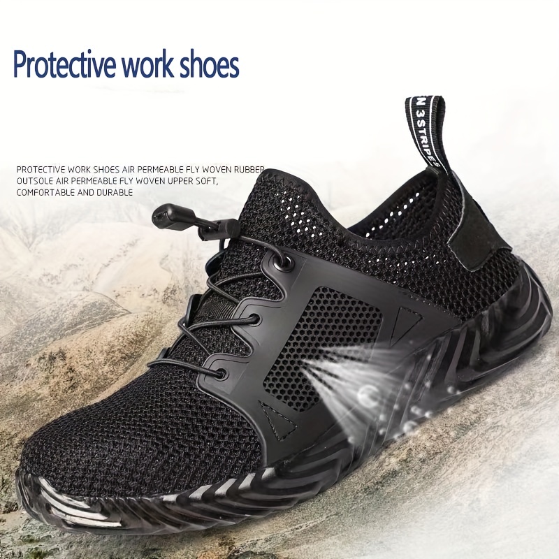 Safety Shoes For Women Men Work Sneakers Protective Shoes Air