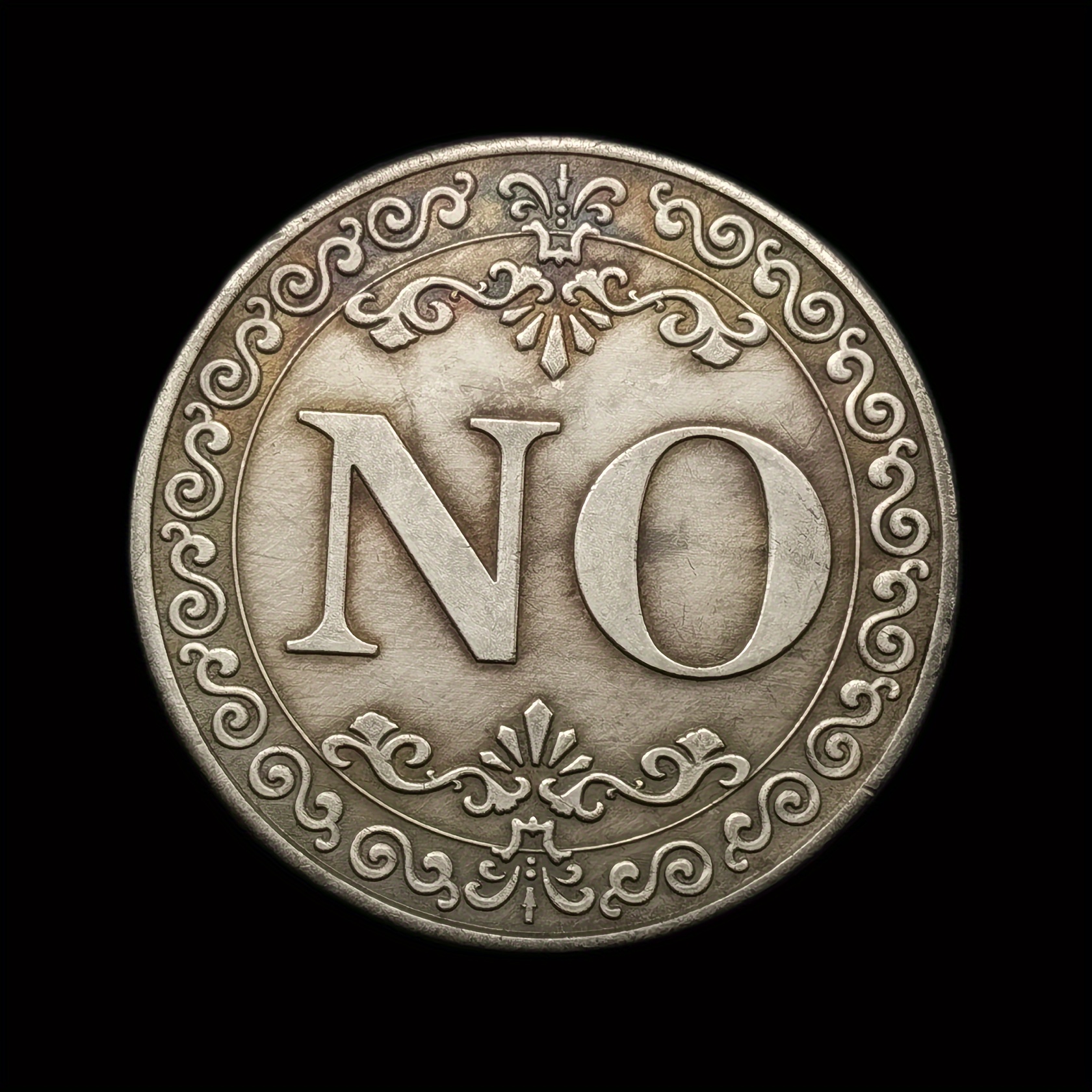 Yes No Lucky Coin Make Decision Souvenir Coin Double Sided Temu