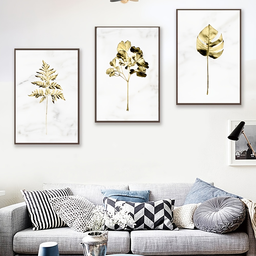 3 Pezzi Di Fiori In Metallo Dipinti Su Tela, Decorazioni Per Pareti Per  Soggiorno E Camera Da Letto, 11,8 X 16,5 Pollici, Senza Cornice, Checkout  Online Rapido E Sicuro