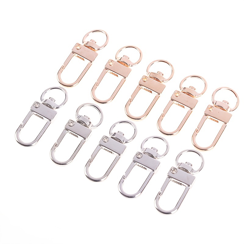 Key Chain Clips Metal Lobster Claw Clasps Swivel Lanyards - Temu