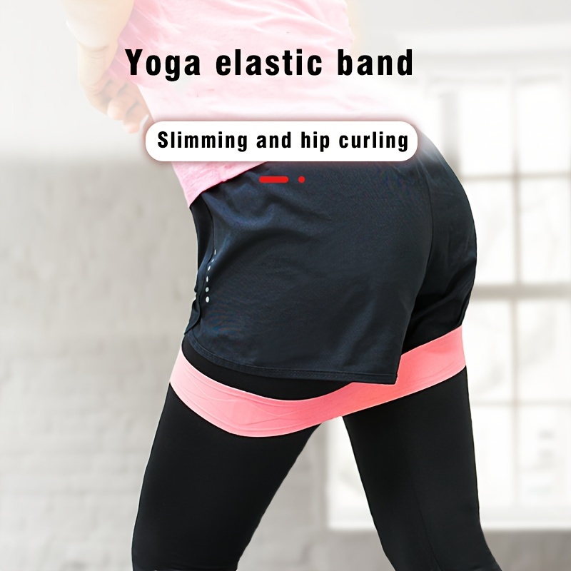 Silicone Yoga Resistance Band for Hip Lifting Stretch