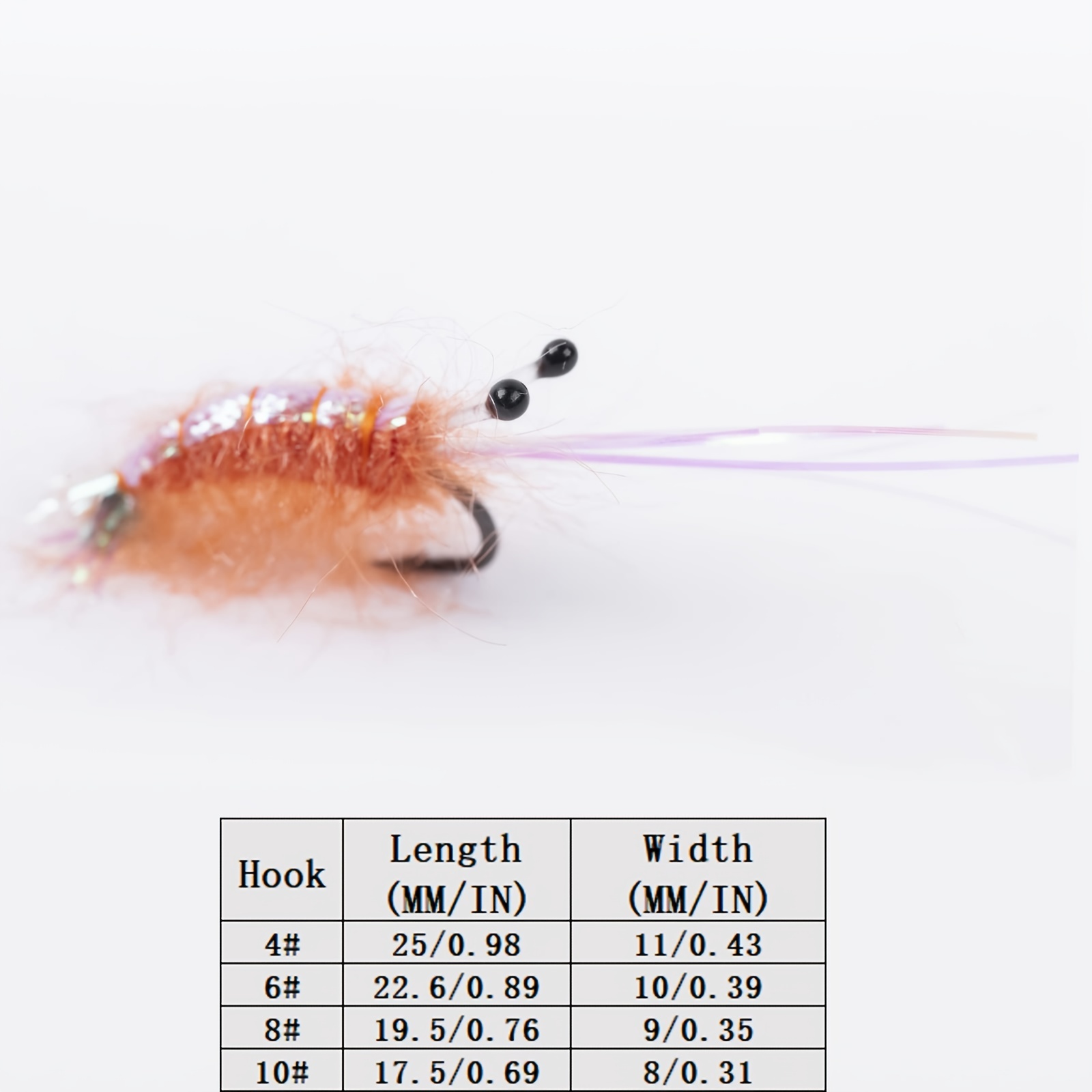 Hand Tied Fishing Shrimp Lure Baits Kit Fly Fishing - Temu
