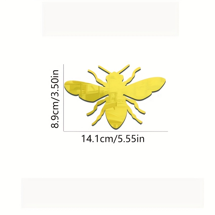 Small Bee Decorative Stickers Three dimensional Double layer - Temu