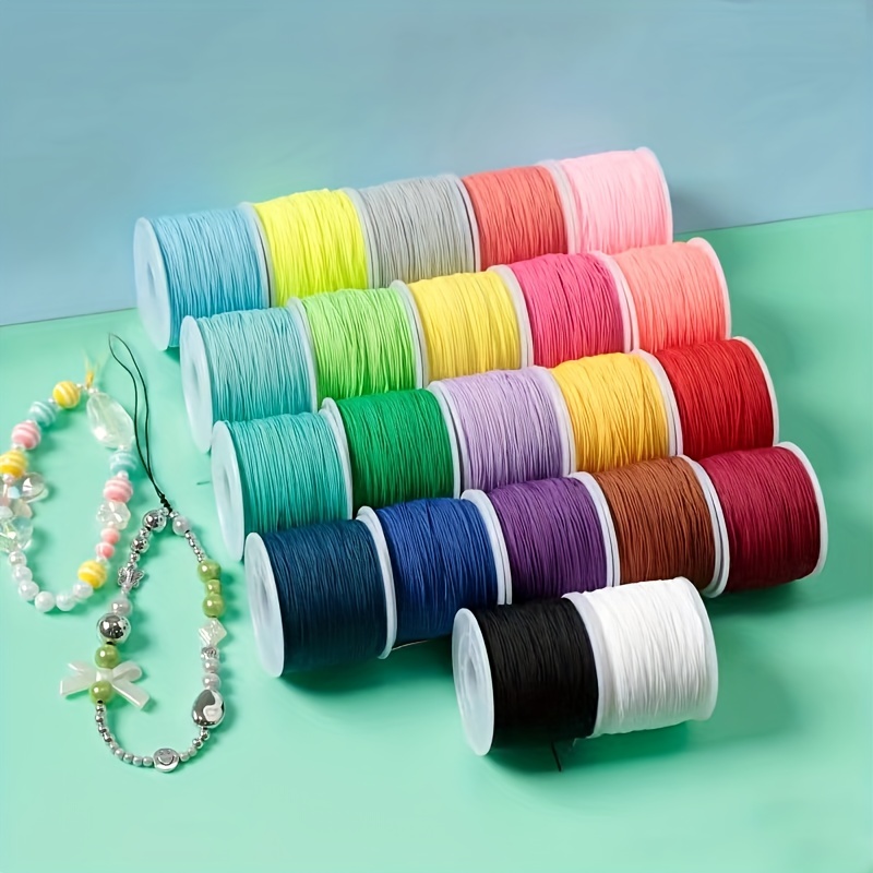 Handwoven Twine Jade Nylon Cord For Diy Bracelet Necklace - Temu