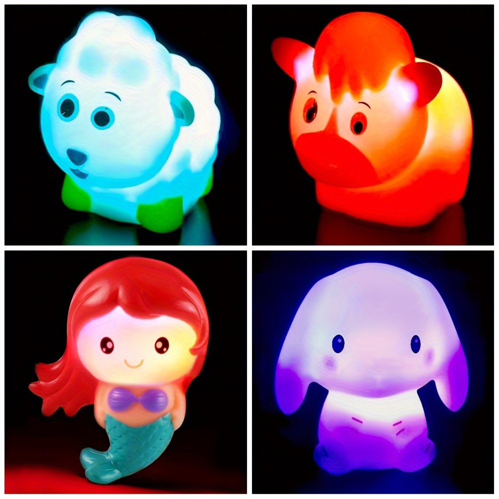 Jouets De Bain Lumineux Baignoire LED Clignotante Pour Tout - Temu