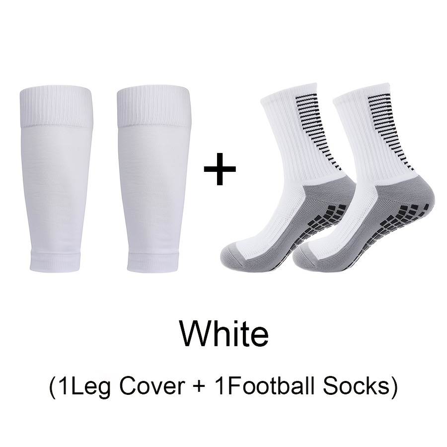 A Set Hight Elasticity Shin Guard Sleeves For Soccer Adults Kids Football  Equipment Professional Leg Cover Sport Protective Gear