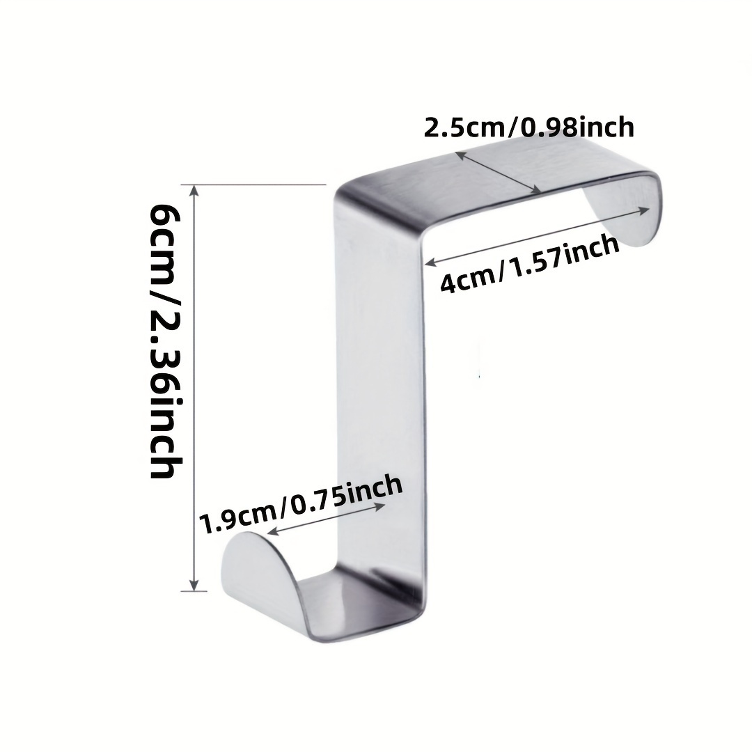 1pc Gancio Per Armadio Ganci Per Porta In Acciaio - Temu Italy
