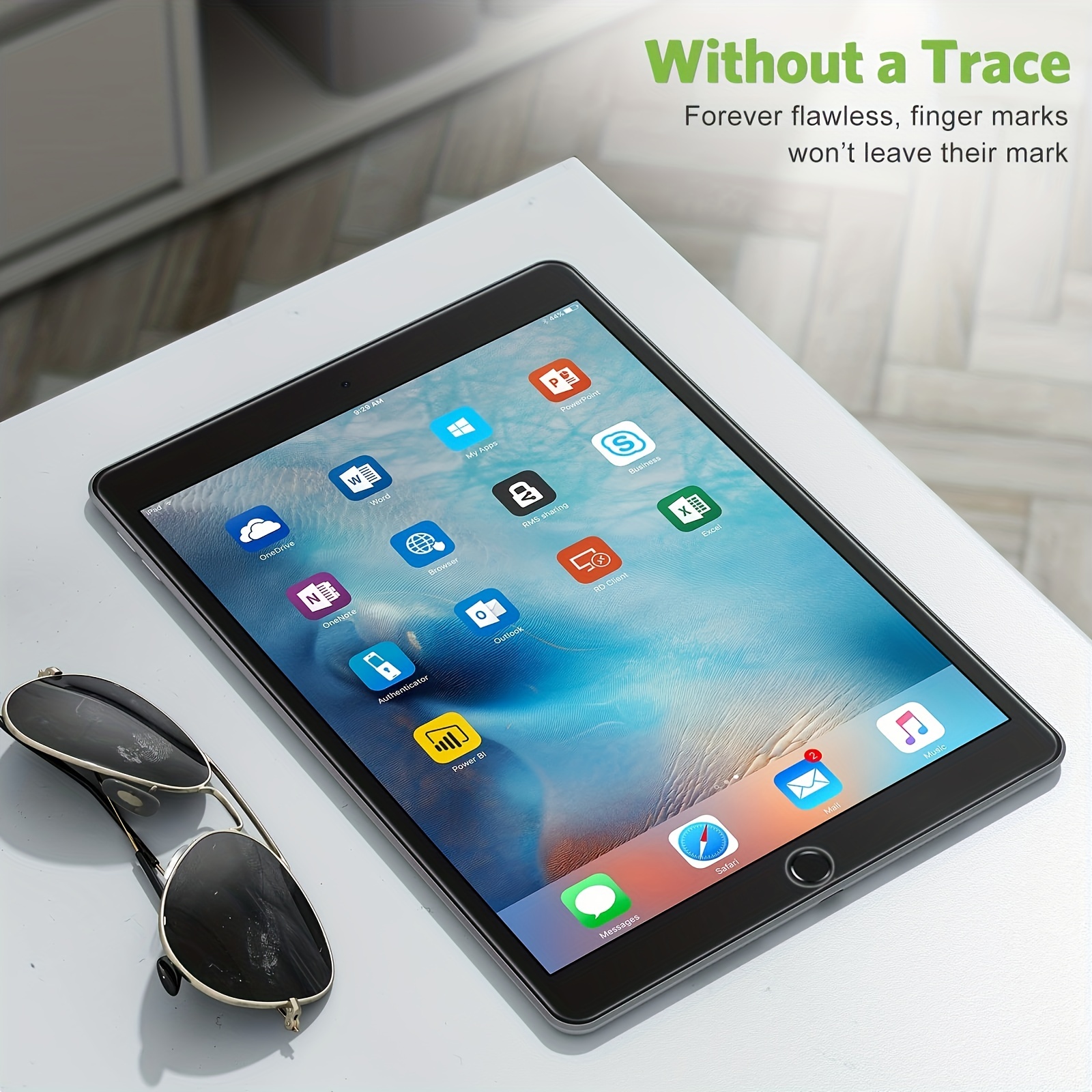 1 Pack] Protecteur d'écran iPad 9e génération, verre trempé pour iPad 10,2  pouces (iPad 9 2021, iPad 8 2020, iPad 7 2019) - - 