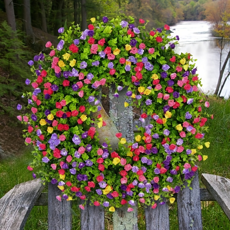  Plastic Plant Wreath Wreath Artificial Home Spring