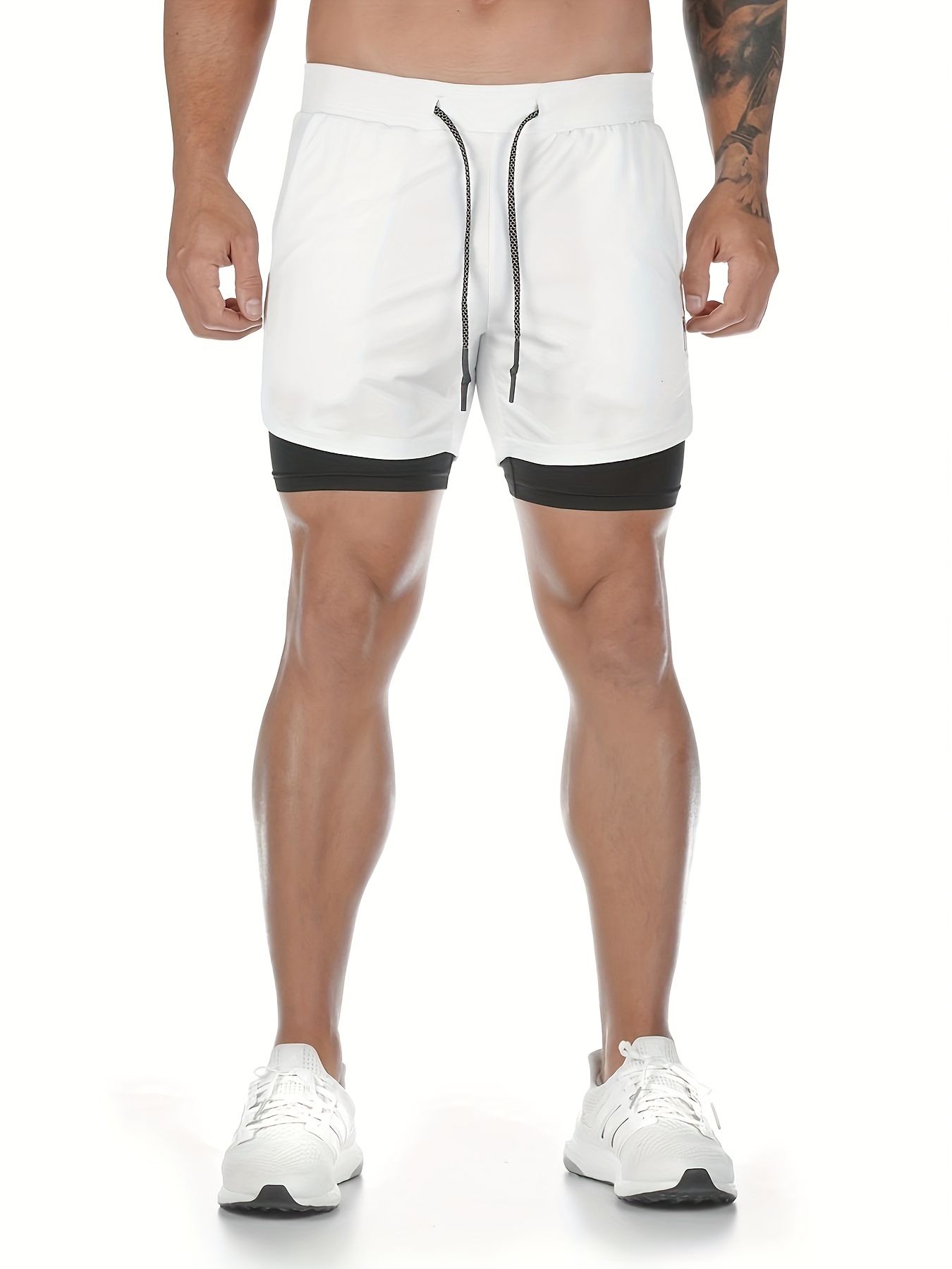 Quick Dry Squat Sports Shorts Men's Casual Pants Running Breathable Fitness Five-point Basketball Pants